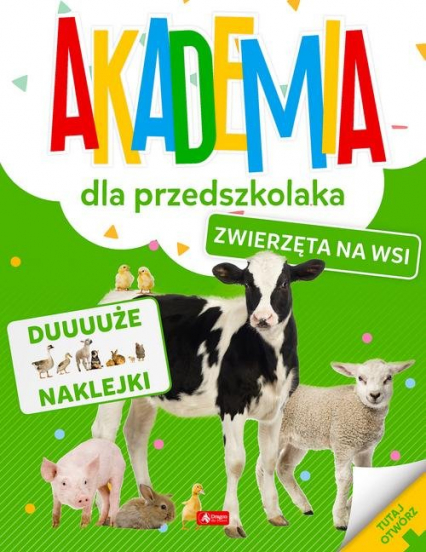 Akademia dla przedszkolaka Zwierzęta na wsi -  | okładka