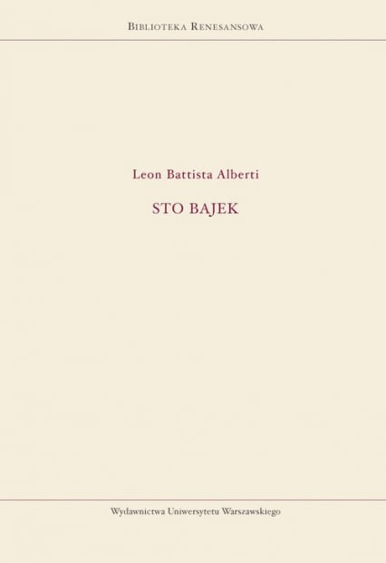 Sto bajek - Alberti Battista Leon | okładka