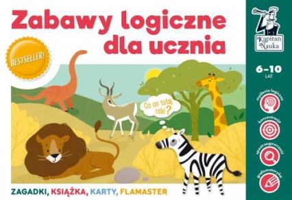 Zabawy logiczne dla ucznia - Agnieszka Biela, Minge Krzysztof, Minge Natalia, Sobkowiak Monika | okładka