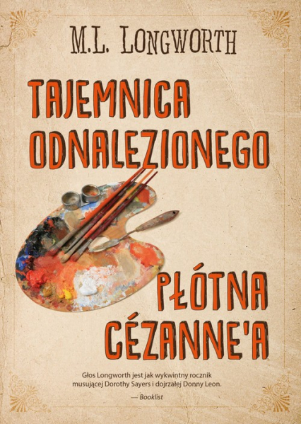 Verlaque i Bonnet na tropie Tom 5 Tajemnica odnalezionego płótna Cezanne'a - M. L. Longworth | okładka