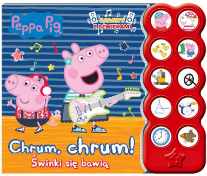 Peppa Pig Książka z dźwiękami Świnki się bawią - Opracowanie Zbiorowe | okładka