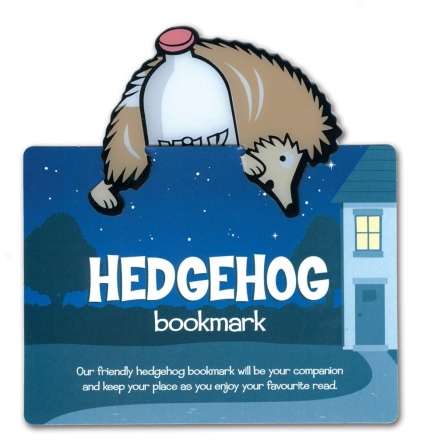 Zwierzęca zakładka do książki - Hedgehog - Jeż -  | okładka