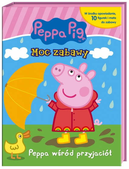 Peppa Pig Moc zabawy Peppa wśród przyjaciół - Opracowanie Zbiorowe | okładka