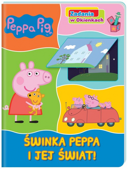 Peppa Pig Zadania w okienkach Świnka Peppa i jej świat! -  | okładka