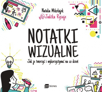 Notatki wizualne Jak je tworzyć i wykorzystywać na co dzień - Natalia Mikołajek | okładka