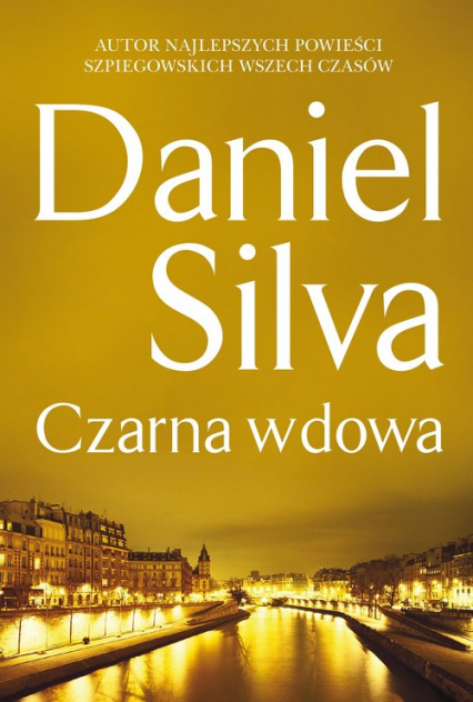 Czarna wdowa Wielkie Litery - Daniel Silva | okładka