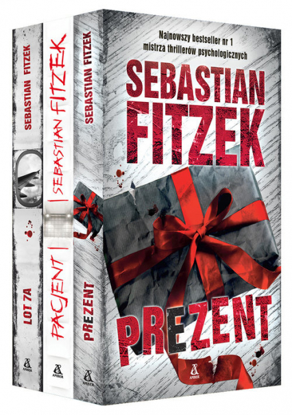 Prezent / Pacjent / Lot 7A Pakiet - Sebastian Fitzek | okładka
