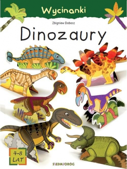 Wycinanki Dinozaury - Zbigniew Dobosz | okładka