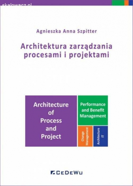 Architektura zarządzania procesami i projektami - Szpitter Agnieszka Anna | okładka