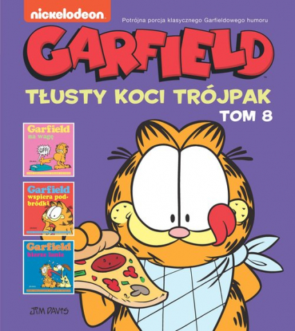 Garfield Tłusty koci trójpak Tom 8 - Jim Davis | okładka