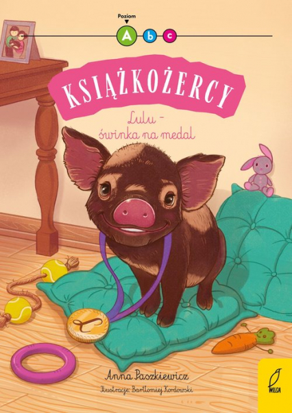 Książkożercy Lulu Świnka na medal Poziom A - Anna  Paszkiewicz | okładka
