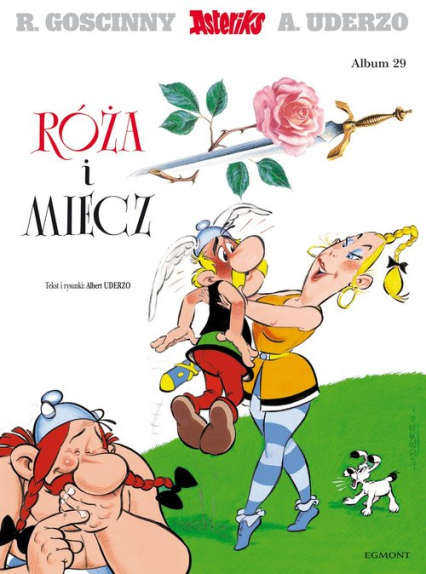 Asteriks Róża i miecz 29 - Albert Uderzo | okładka