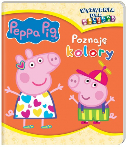 Peppa Pig Wyzwania dla malucha Poznaję kolory - Opracowanie Zbiorowe | okładka