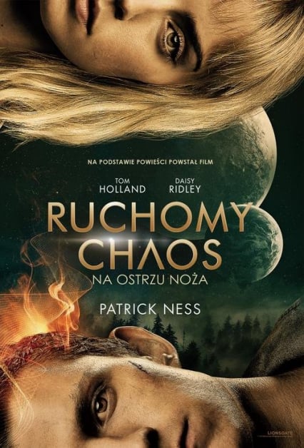 Na ostrzu noża Ruchomy chaos - Patrick Ness | okładka