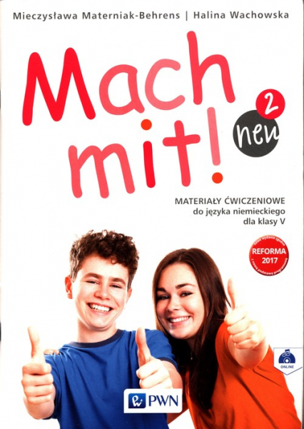 Mach mit! neu 2 Materiały ćwiczeniowe do języka niemieckiego dla klasy V Szkoła podstawowa - Materniak-Behrens Mieczysławwa | okładka