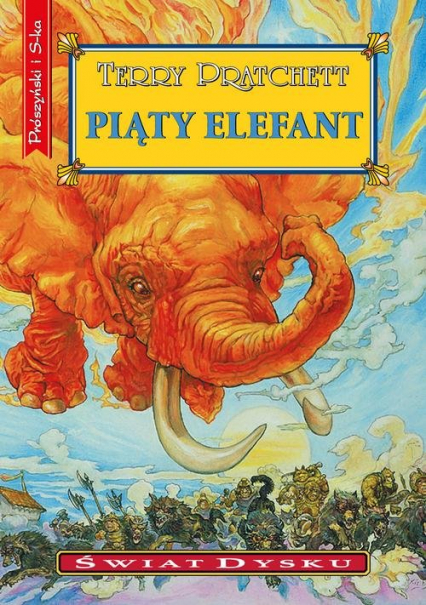 Piąty elefant - Terry Pratchett | okładka