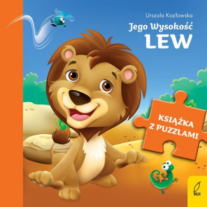 Książka z puzzlami Jego Wysokość lew - Urszula Kozłowska | okładka