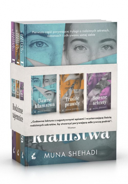 Rodzinne tajemnice Trylogia - Muna Shehadi | okładka