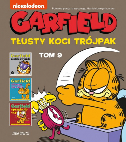 Garfield Tłusty koci trójpak Tom 9 -  | okładka