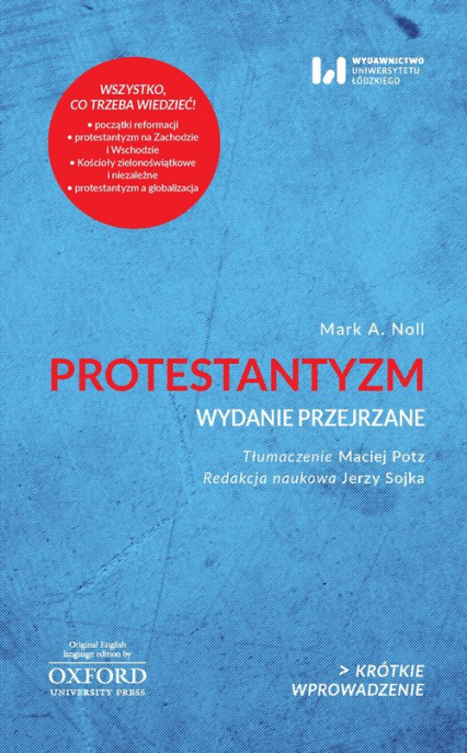 Protestantyzm Wydanie przejrzane Krótkie Wprowadzenie - Noll Mark A. | okładka