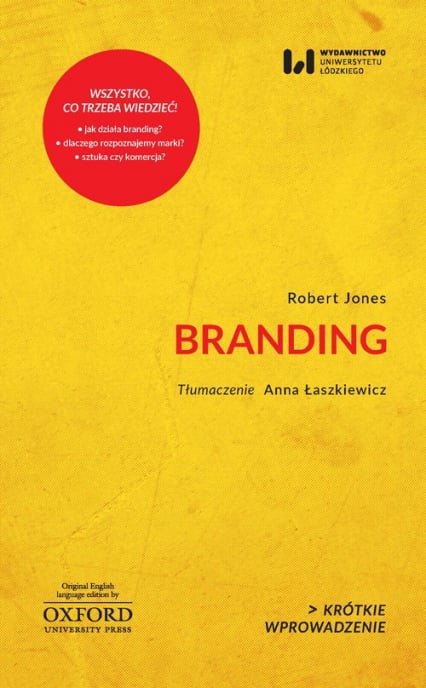 Branding Krótkie Wprowadzenie 29 - Robert Jones | okładka