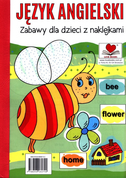 Język angielski Zabawy dla dzieci z naklejkami -  | okładka