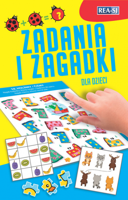 Zadania i zagadki dla dzieci - Praca zbiorowa | okładka