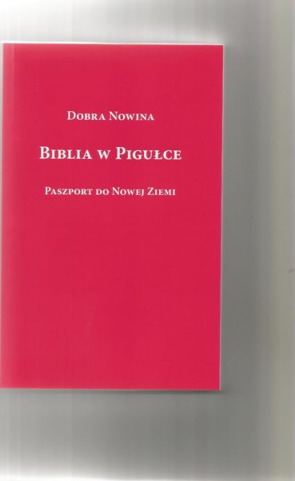 Biblia w pigułce Paszport do Nowej Ziemi - Ryszard Rabiega | okładka