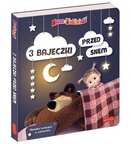 Masza i Niedźwiedź 3 bajeczki przed snem -  | okładka