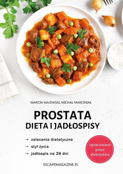 Prostata Dieta i jadłospisy - Marciniak Michał | okładka