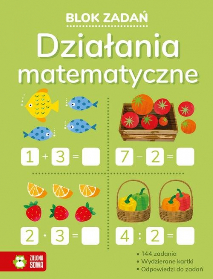 Blok zadań Działania matematyczne - Leszek Gołuchowski | okładka