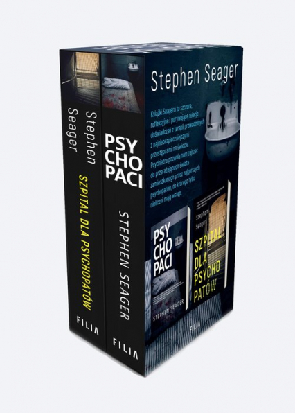 Psychopaci / Szpital dla psychopatów Pakiet - Stephen Seager | okładka