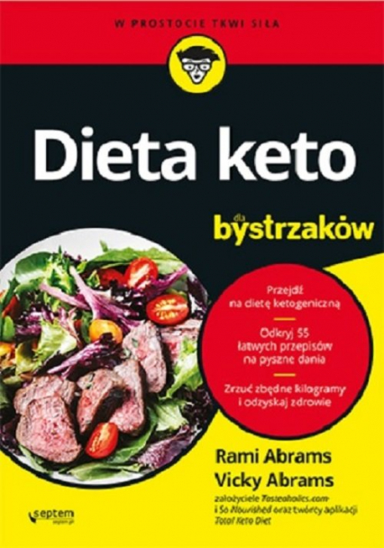 Dieta keto dla bystrzaków - Abrams Rami, Abrams Vicky | okładka