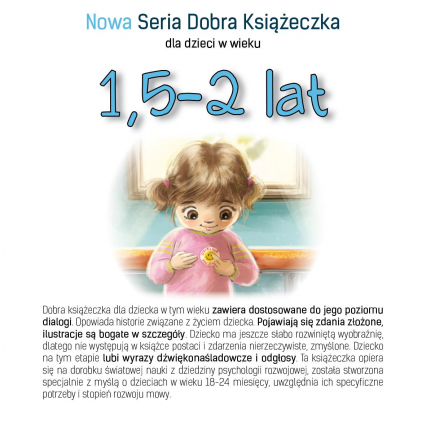 Nowa Seria Dobra Książeczka 1,5-2 lat - Agnieszka Starok | okładka