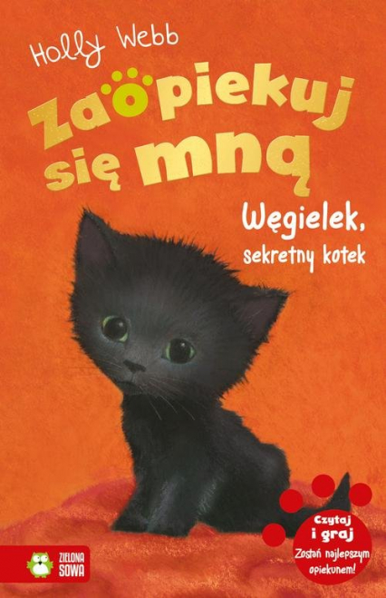 Zaopiekuj się mną Węgielek sekretny kotek - Holly Webb | okładka