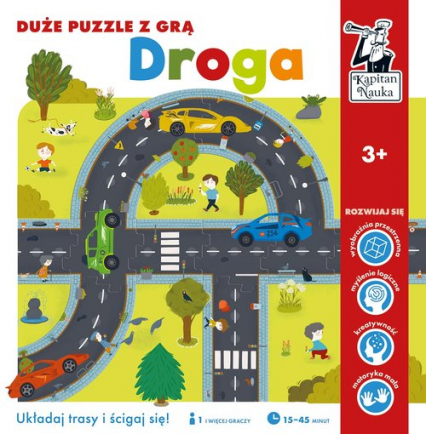 Droga Duże puzzle z grą -  | okładka