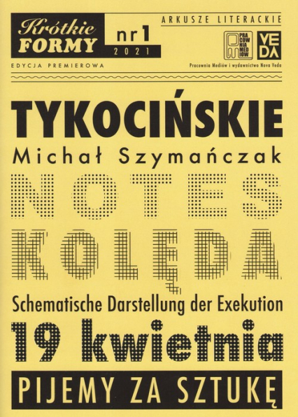Tykocińskie Krótkie Formy 1 - Michał Szymańczak | okładka