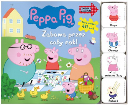 Peppa Pig Zagraj ze mną Zabawa przez cały rok -  | okładka