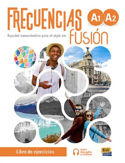Frecuencias fusion A1+A2 Zeszyt ćwiczeń do nauki języka hiszpańskiego + zawartość online - Emilio Marín y Francisco Rivas, Francisca Fernández | okładka