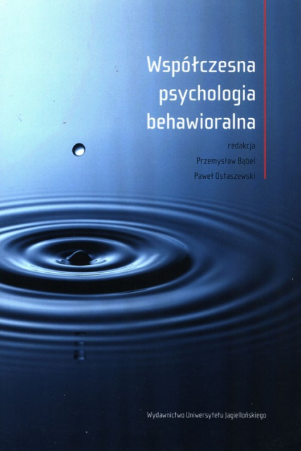 Współczesna psychologia behawioralna -  | okładka