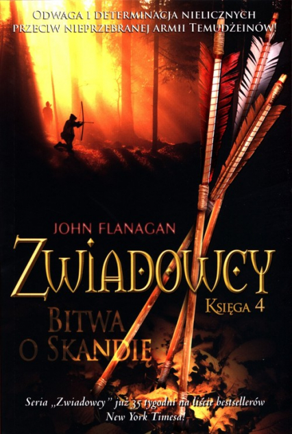 Zwiadowcy Księga 4 Bitwa o Skandię - John Flanagan | okładka