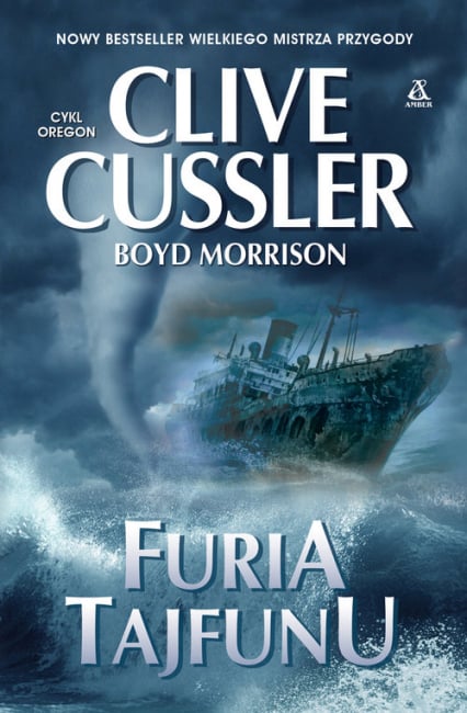 Furia tajfunu - Boyd Morrison, Clive  Cussler | okładka