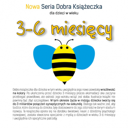 3-6 miesięcy Nowa Seria Dobra Książeczka - Agnieszka Starok | okładka