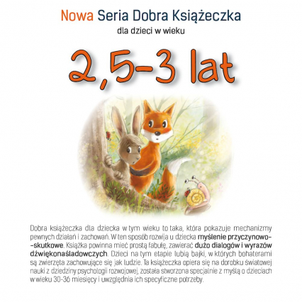 2,5-3 lat Nowa Seria Dobra Książeczka - Agnieszka Starok | okładka