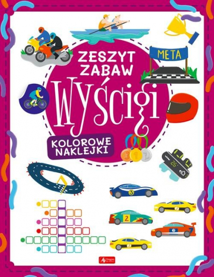 Wyścigi Zeszyt zabaw - Justyna Tkocz | okładka