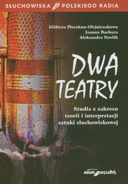 Dwa teatry Studia z zakresu teorii i interpretacji sztuki słuchowiskowej - Bachura Joanna, Pleszkun-Olejniczak Elżbieta | okładka