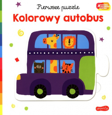 Pierwsze puzzle Kolorowy autobus -  | okładka