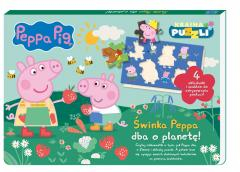 Peppa Pig Kraina puzzli Świnka Peppa dba o planetę! - null null | okładka