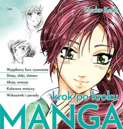 Manga krok po kroku - Gecko Keck | okładka