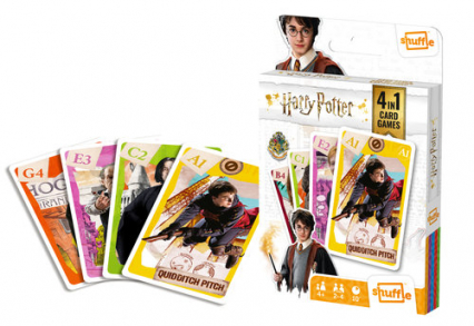 Harry Potter 4w1 gra karciana -  | okładka